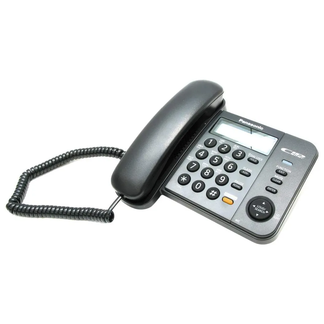 Проводной телефон Panasonic KX-TS2358 (RUB) Черный