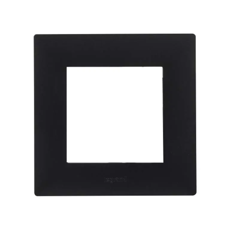 Рамка 1-постовая Legrand Niloe Step 863591 Чёрный