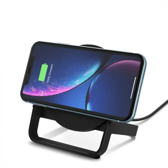 Беспроводное зарядное устройство Belkin Stand Wireless Charging Qi, 10W, black