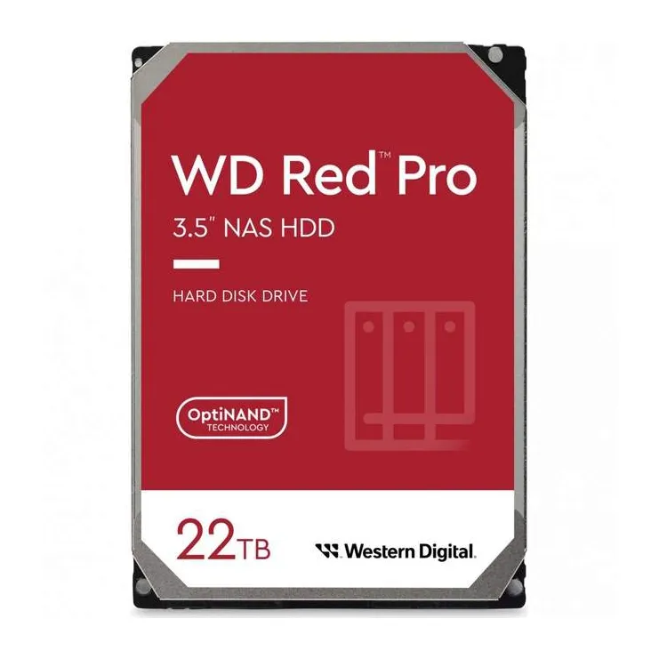 Жёсткий диск 22 Tb Western Digital Red Pro WD221KFGX