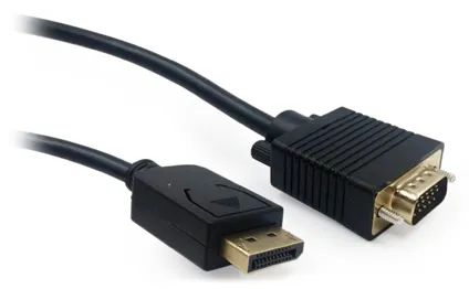 Кабель DisplayPort - VGA Cablexpert CCP-DPM-VGAM-6, 1.8м, OEM