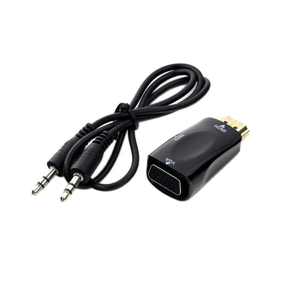 Конвертер Cablexpert A-HDMI-VGA-02 black HDMI m - D-Sub (VGA) f