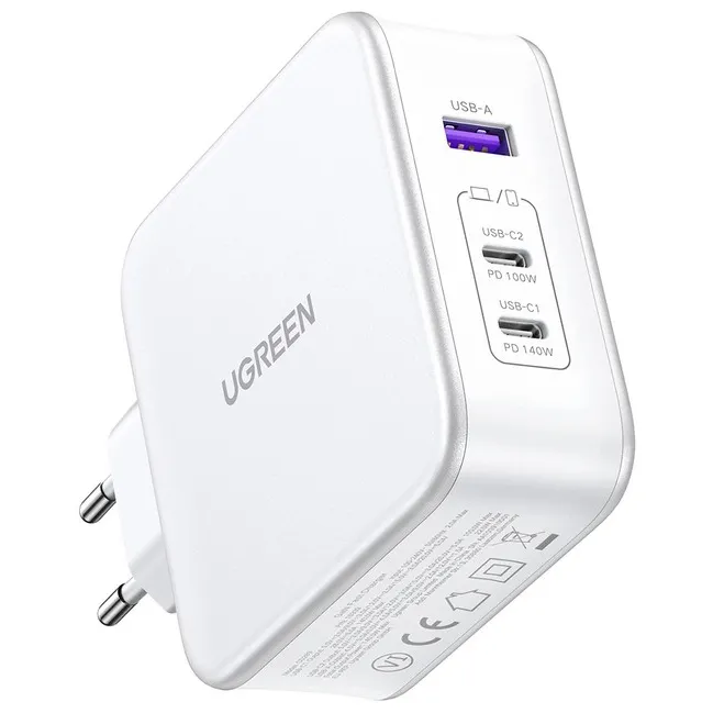 Зарядное устройство Ugreen CD289 Nexode 140W 3-Port