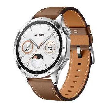 Смарт-часы HUAWEI WATCH GT 4 (46mm) Brown Leather Strap (Phoinix-B19L)
