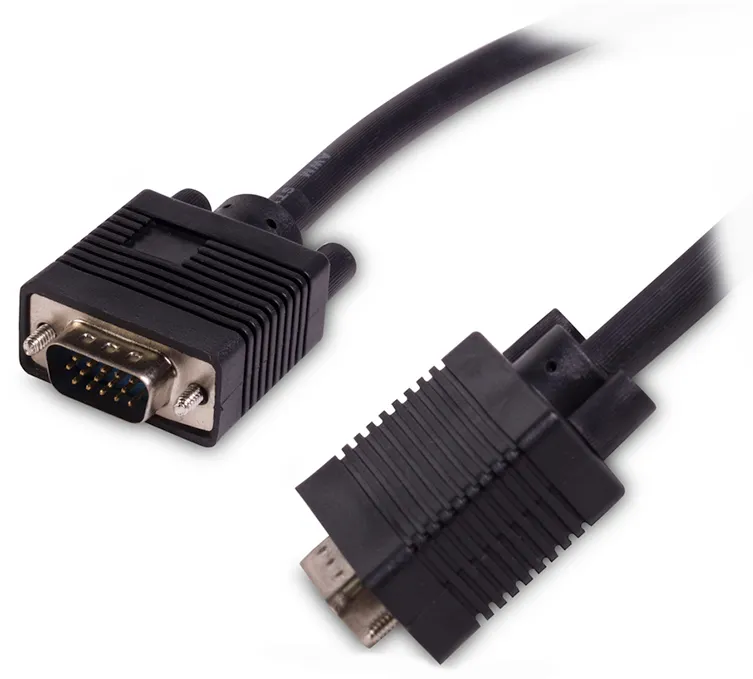 Интерфейсный кабель VGA 15M/15M, экранированный, iPower, 3m, OEM