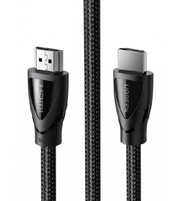 Кабель Ugreen HD140 HDMI A M/M Cable with Braided, 1m, 80401