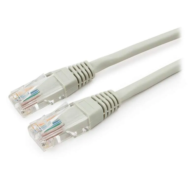 Патч корд UTP 5e-Cat  0.25 m Cablexpert PP12-0.25M серый