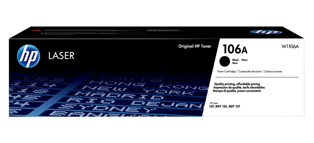 Картридж лазерный HP LaserJet 106A W1106A Черный