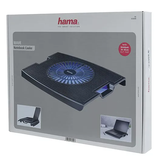 Подставка для ноутбука Hama Wave (00053049) black