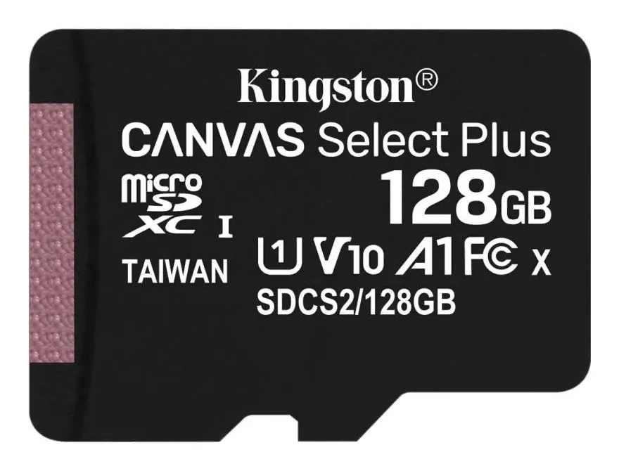 Карта памяти microSDXC 128GB Kingston Canvas Select Plus SDCS2/128GBSP