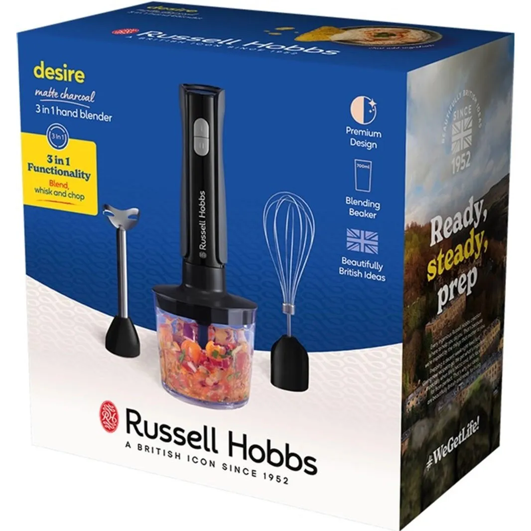 Блендер погружной 3 в 1 Russell Hobbs 27141-56 черный