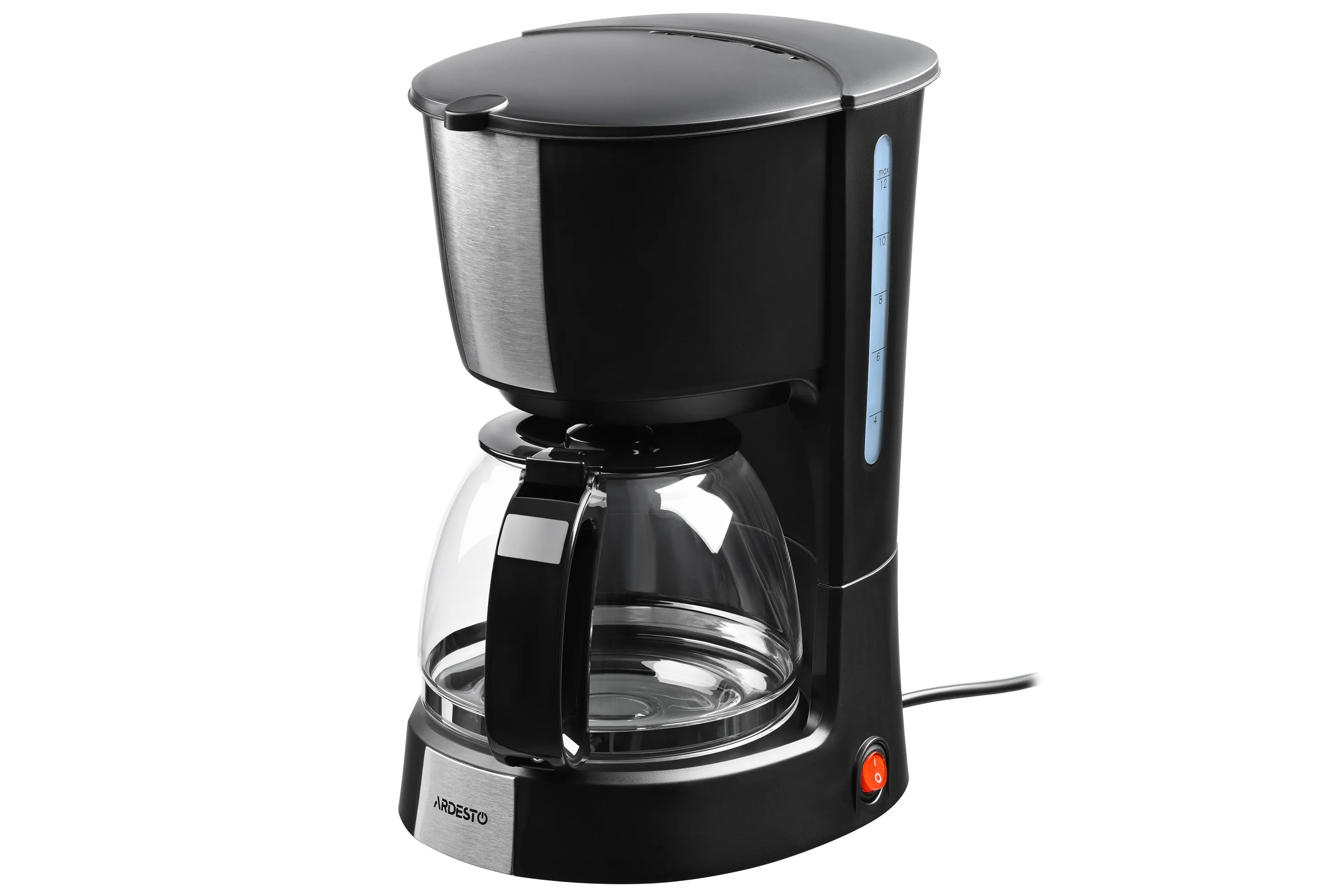 Кофеварка капельная ARDESTO FCM-D2100, 900Вт, 1,2л, капля-стоп, черный