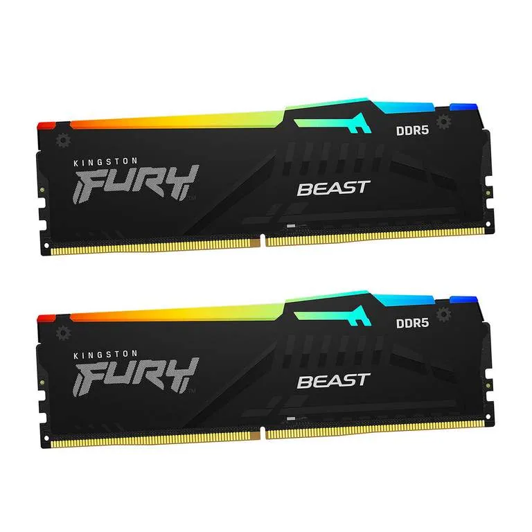 Оперативная память 64 GB kit Kingston Fury Beast KF556C36BBEAK2-64