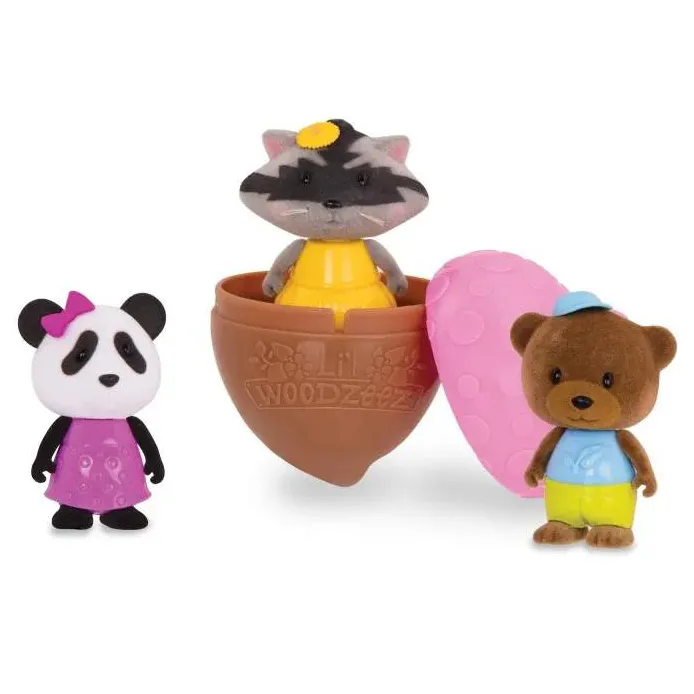 Игрушка Li`l Woodzeez Bobblehead 3 ед Серия 3 63100Z