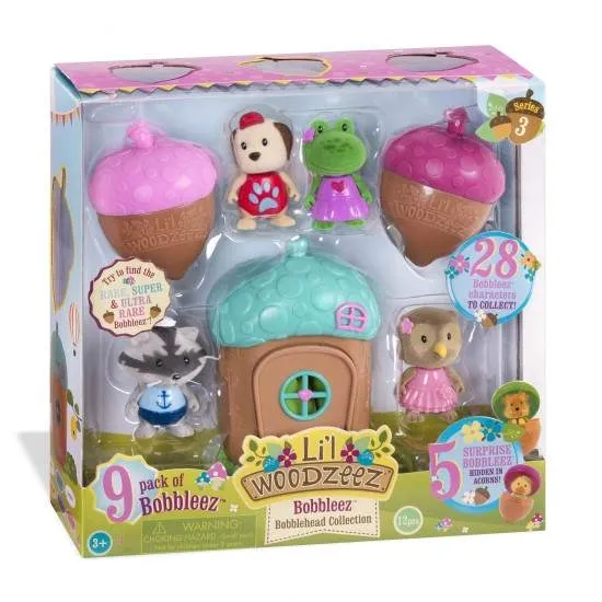 Игровой набор Li`l Woodzeez Bobblehead 9 ед Серия 3 63300Z