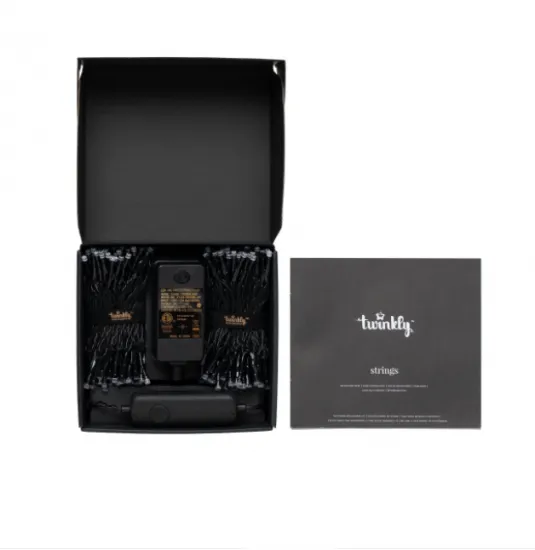 Гирлянда Twinkly Strings 400 RGB, Gen II, IP44б length 32m, black wire