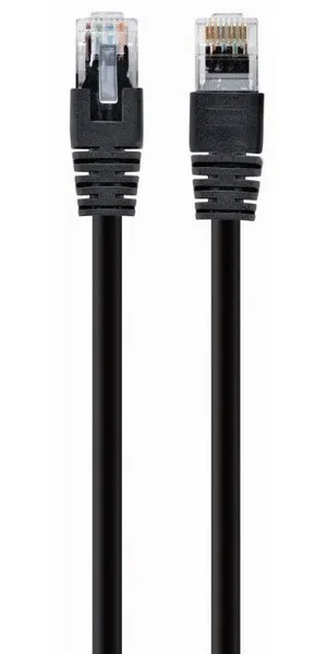 Патч корд UTP 5e-Cat 0.25 m Cablexpert PP12-0.25M/BK черный