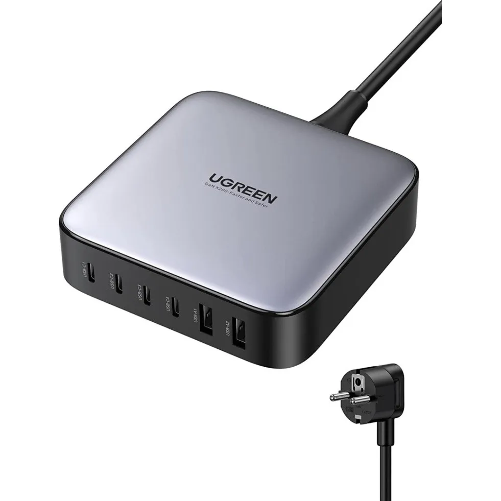 Зарядное устройство Ugreen CD271 40914 2*USB-A+4*USB-C