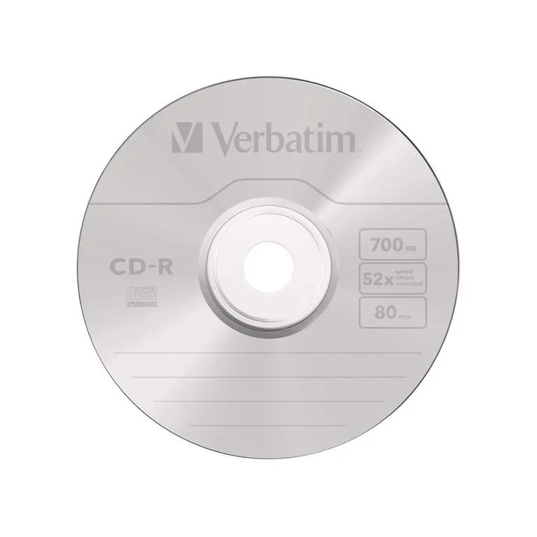 Диск CD-R Verbatim (43352) 700MB 25штук