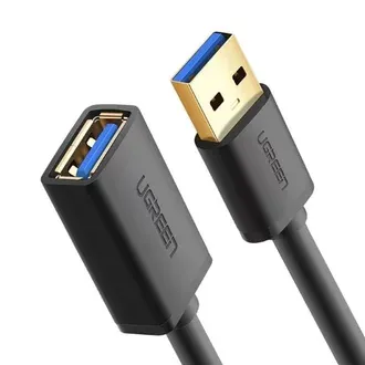 Кабель UGREEN US129 USB 3.0 Extension Male Cable 1.5m (Black), 30126