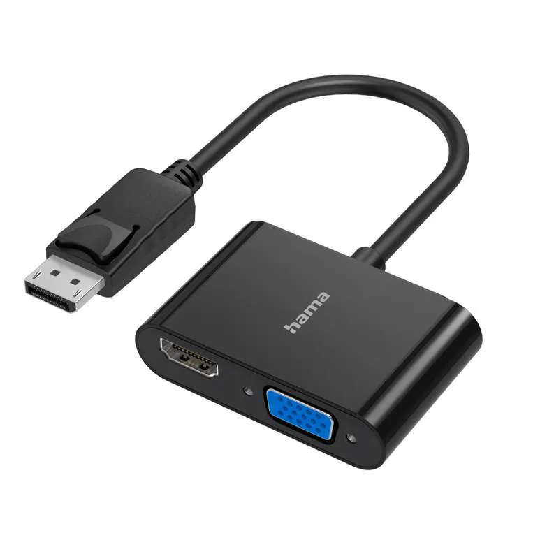 Конвертер Hama 00200334 black MiniDisplayPort -> HDMI/VGA