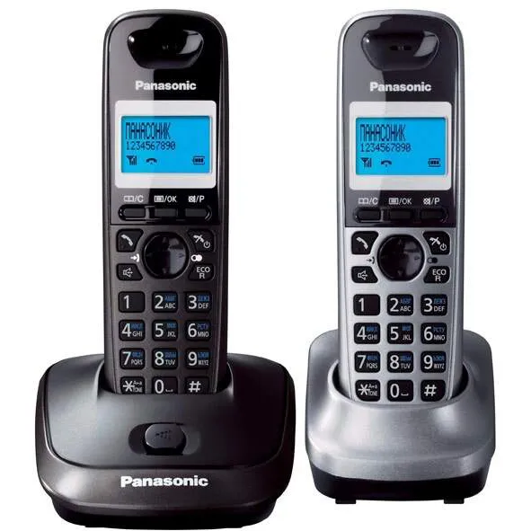 Радиотелефон PANASONIC KX-TG2512 (RU2) Темно-серый