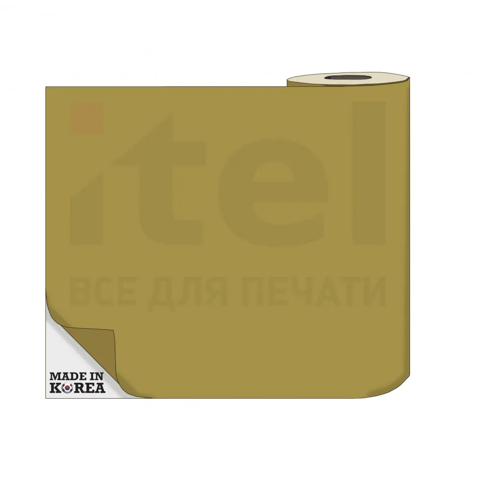 Термотрансферная пленка OS Flex (Флекс) 50см./50м./190mk Золото цена за 1 метр
