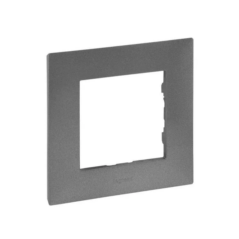 Рамка 1-постовая Legrand Niloe Step 863491 Сталь