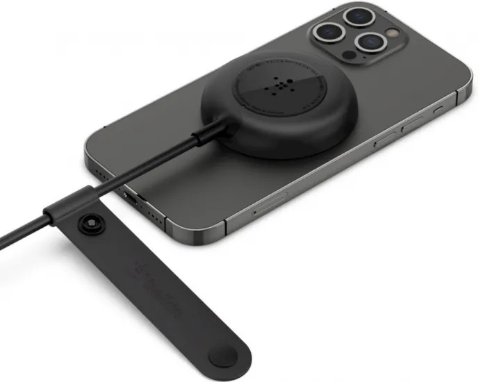 Беспроводное зарядное устройство Belkin Magnetic Portable iPhone Wireless Charger без ЗУ Black