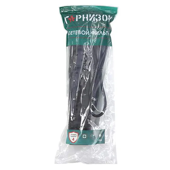Сетевой фильтр Гарнизон 1.4м ECL-5-B-1.4 5 розеток black