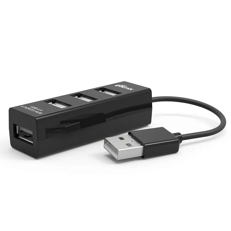 USB Hub 4 port Ritmix CR-2402 black