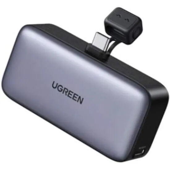 Power Bank Ugreen 5000mAh with Built-in USB-C Connector & Kickstand 35338