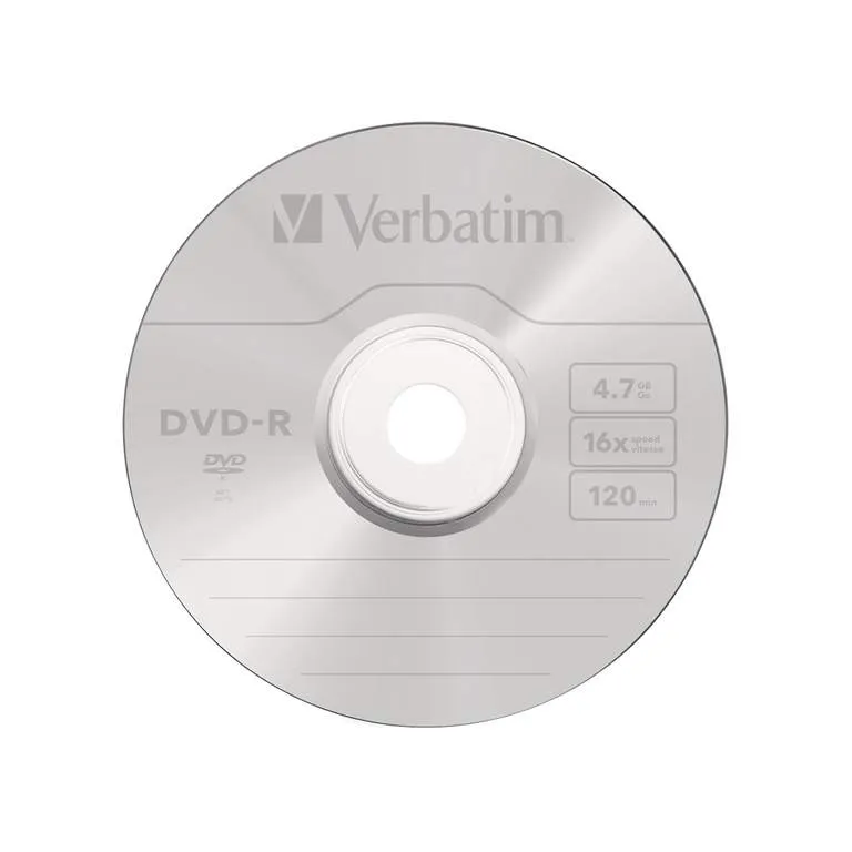 Диск DVD-R Verbatim (43547) 4.7GB 1штука