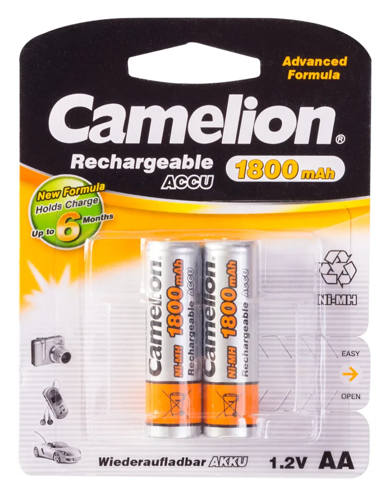Аккумулятор CAMELION NH-AA1800BP2