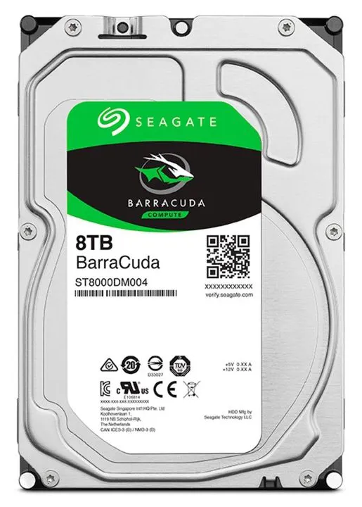 Жесткий диск 8Tb Seagate BarraCuda ST8000DM004