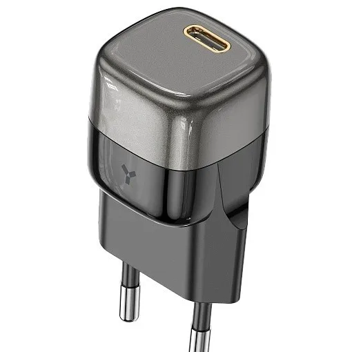 Сетевое зарядное устройство Accesstyle Grape 20WC Black Grey