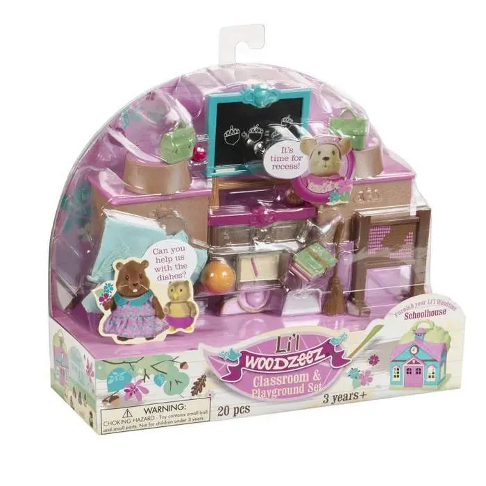 Игровой набор Li'l Woodzeez Класс и игровая площадка WZ6764Z
