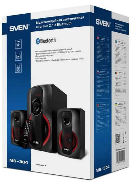 Колонки SVEN MS-304 Черный SV-015602