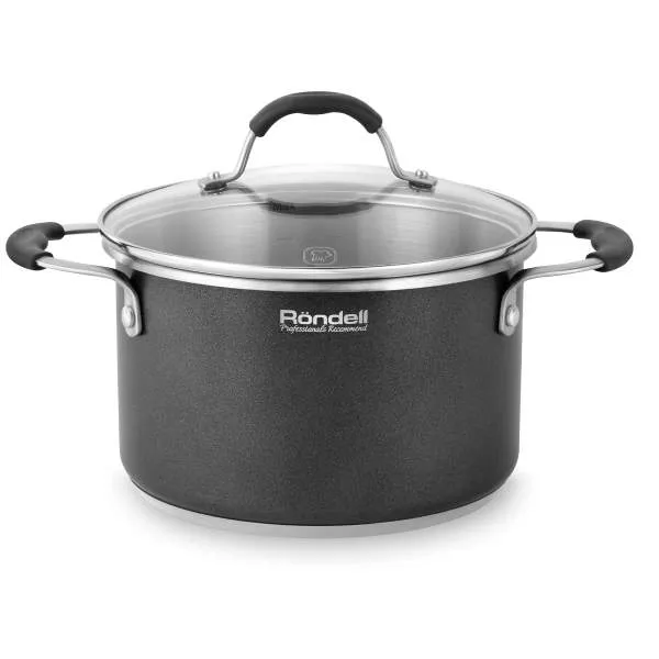 Кастрюля с крышкой Rondell 4,7 л (24см) Stern RDS-019