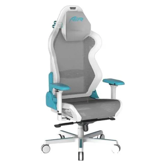 Игровое компьютерное кресло DX Racer Air Pro White&Cyan D7200