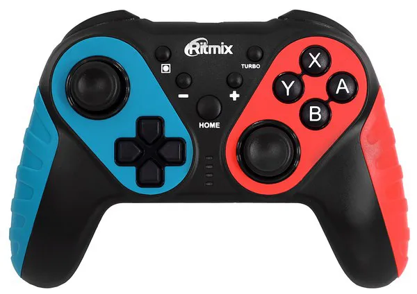 Джойстик Ritmix GP-036BTH black-blue-red
