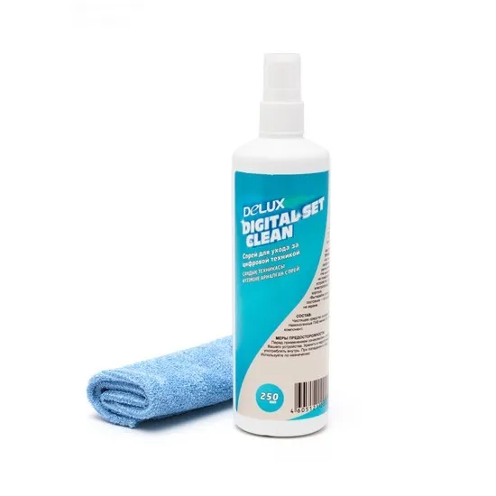 Чистящий набор Digital Set Clean 200 мл. гель и салф. микрофибра 25*25см