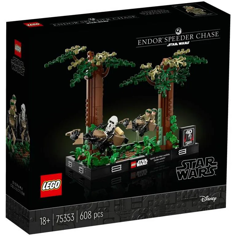 Конструктор LEGO Star Wars Диорама «Погоня на спидере на Эндоре» 75353